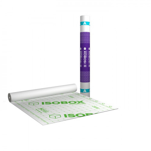 ISOBOX А 1,6х21,87м, 35м2 ветро-влагозащитная паропроницаемая мембрана