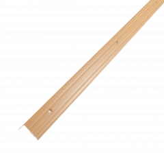 Угол 24х18х900мм Бук Натуральный алюминиевый Русский профиль
