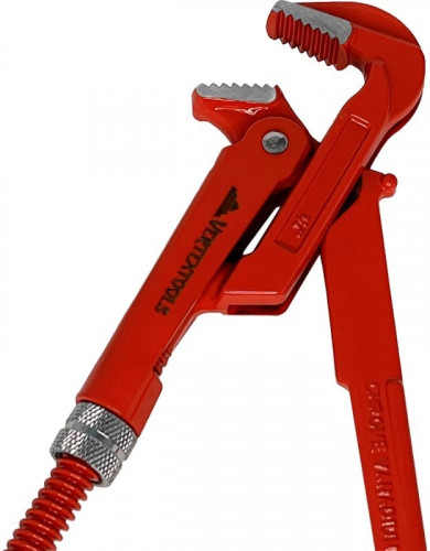 Ключ трубный рычажный №0 200мм Vertextools 2110-00