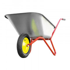 Тачка садовая оцинкованная одноколесная 80л, 100кг РемоКолор 66-8-075