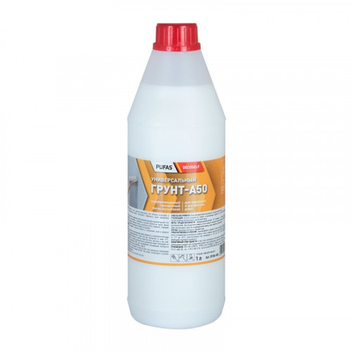 Грунтовка глубокого проникновения Pufas Decoself A50, 1л