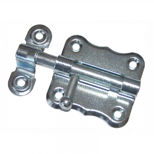 Задвижка дверная (шпингалет) цинк ЗТ-2, L=74мм