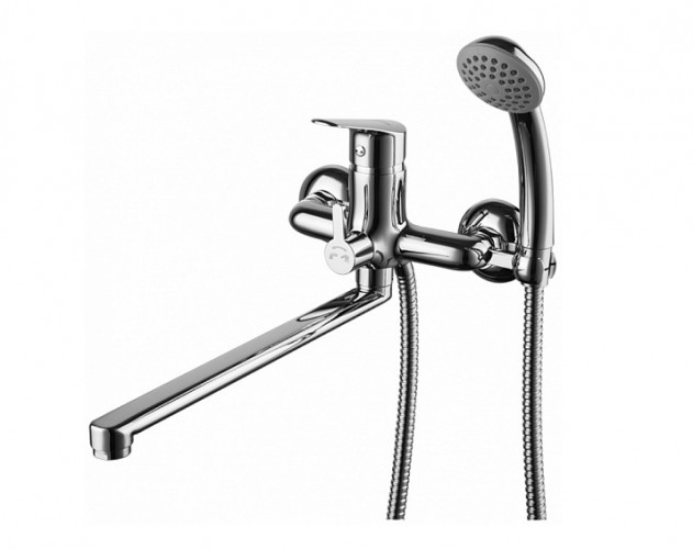 Смеситель универсальный плоский излив, 300мм, Lemark Partner LM6551C