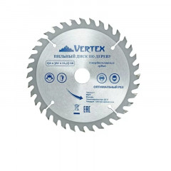 Диск пильный по дереву 150х22(20)мм, 36 зубов, Vertextools 150-36-22