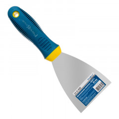 Шпатель нержавеющая сталь двухкомпонентная рукоятка 80мм, Soft РемоКолор 12-0-408
