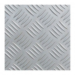 Лист алюминиевый рифленый Квинтет 1,5х1200х600 мм