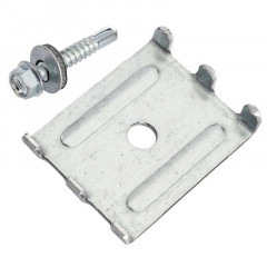 Крепление для забора (скоба и саморез) 5,5х32мм цинк Grand Line