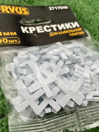 Крестики для укладки плитки 4мм 100 шт. Korvus 2717040