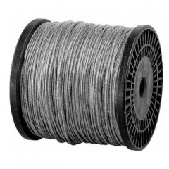 Трос стальной в ПВХ оплетке DIN 3055, 5/7мм (250м) SWFS