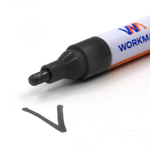 Маркер-краска черный, ширина линии 2-4 мм