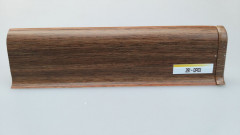 Плинтус Ideal Комфорт 55, 291 Орех, 2,2м с кабель-каналом