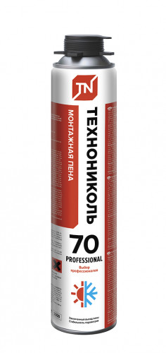Пена монтажная профессиональная Технониколь 70 PROFESSIONAL всесезонная 1020гр