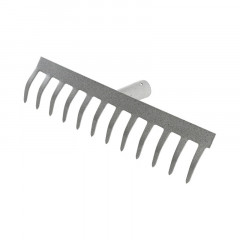 Грабли без черенка, с 12-ти прямыми зубьями