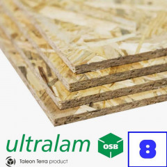 Плита ОСБ 8мм 2500х1250 OSB-3 Ultralam Талион Торжок