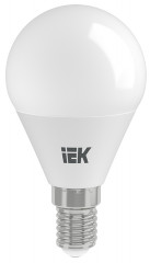 Лампа светодиодная G45 5Вт E14 4000К белый IEK