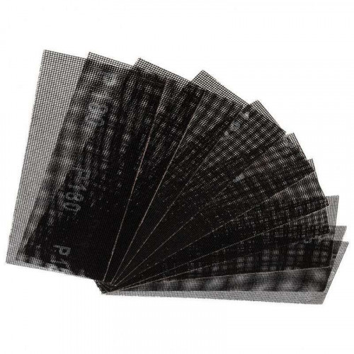 Сетка абразивная P180 115х280мм, 10шт Vertextools 12900-180