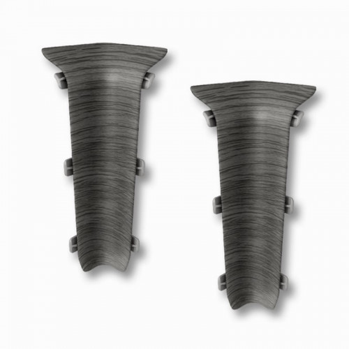 Угол внутренний для плинтуса Lexida 80, 278 Сосна серая, 2шт