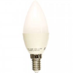 Лампа светодиодная С37 свечеобразная 10Вт 230В E14 6500К OLL-С37-10-230-6.5K-E14-FR Онлайт