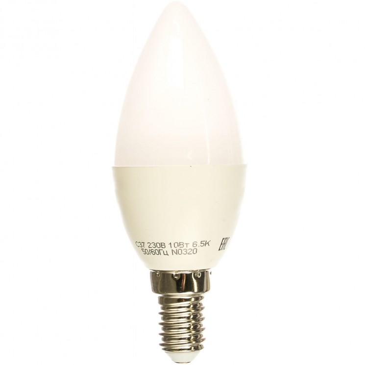Лампа светодиодная С37 свечеобразная 10Вт 230В E14 6500К OLL-С37-10-230-6.5K-E14-FR Онлайт