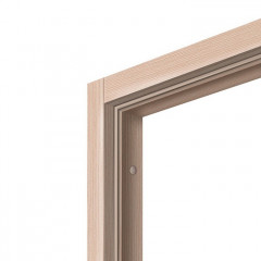 Брус коробочный экошпон 28х70х2050мм беленый дуб без притвора, телескоп Олови