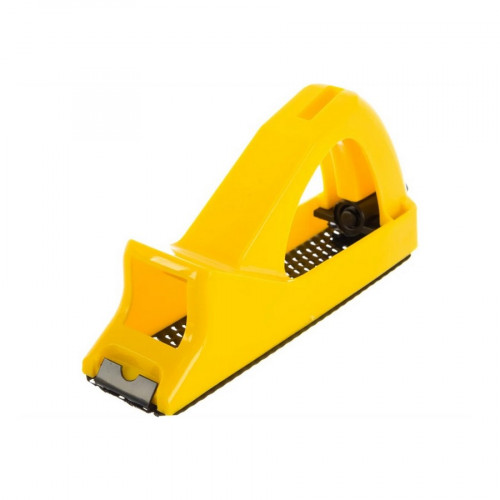 Рубанок обдирочный, корпус пластик 140х43мм Бибер 45201