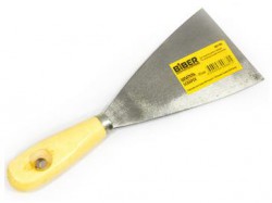 Шпательная лопатка Бибер с деревянной ручкой, 75мм арт.35107