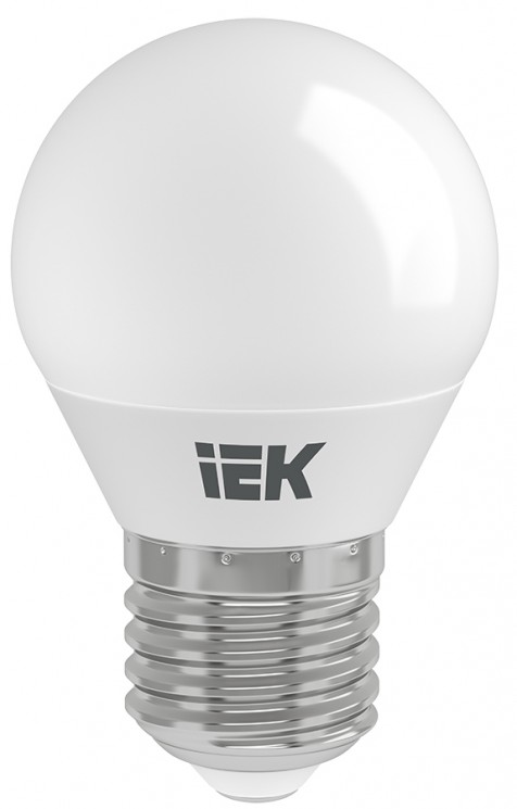 Лампа светодиодная ECO G45 шарообразная 5Вт 230В E27 3000К теплый белый, LLE-G45-5-230-30-E27 IEK