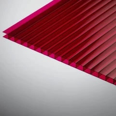 Сотовый поликарбонат 4мм Гранат 2,1х6м Ecovice 0,58 кг/м2