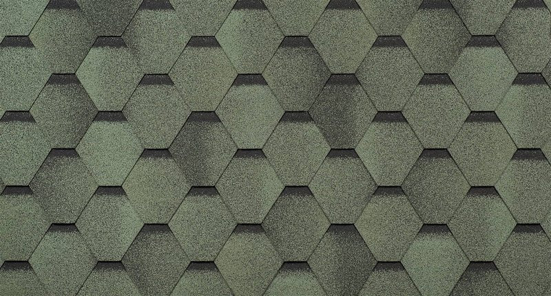 Гибкая мягкая черепица Шинглас (Shinglas) Сальса Авокадо 3м2, Технониколь