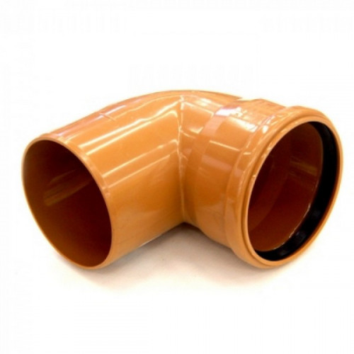 Отвод канализационный наружный 160мм, 90 градусов
