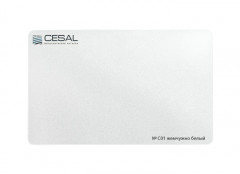 Рейка Н-дизайн С01 85*3000мм, Жемчужно-белый Cesal (Альконпласт)
