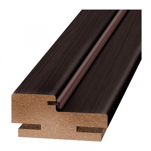 Брус коробочный экошпон 28х70х2050мм Венге без притвора, телескоп Олови