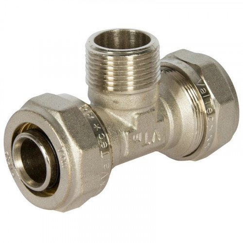 Тройник переходной 32мм*1" обжимной наружная резьба Valtec VTm.333.N.320632