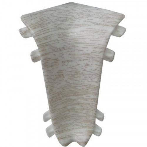 Угол внутренний для плинтуса Lexida 55, 252 Ясень белый