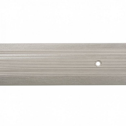 Кант полукруглый 40х900мм Дуб Дымчатый алюминиевый Русский профиль