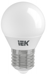 Лампа светодиодная G45 7Вт E27 3000К теплый белый IEK
