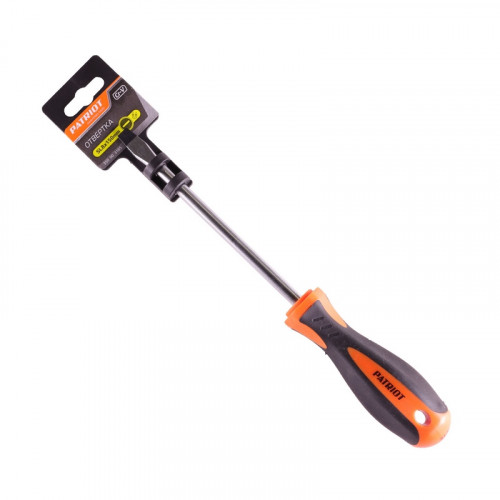 Отвертка шлицевая SL8х150мм магнитная, двухкомпонентная ручка Patriot 350003185