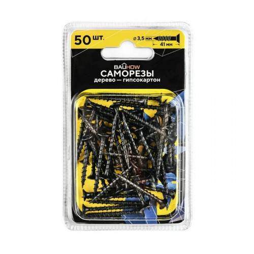 Саморез по дереву 3,5х41 Bauhow 50шт