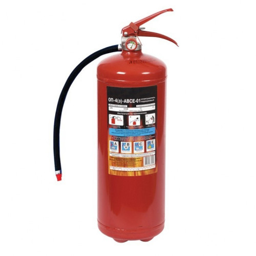 Огнетушитель порошковый закачной ОП-4(з)-ВСЕ-02, ОП-4(з)-АВСЕ-01