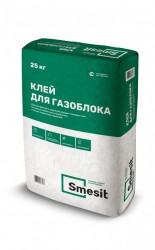Клей для газоблока (газобетона) Smesit 25кг