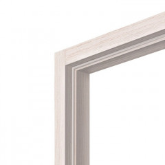 Брус коробочный экошпон 28х70х2050мм дуб белый без притвора, телескоп Олови