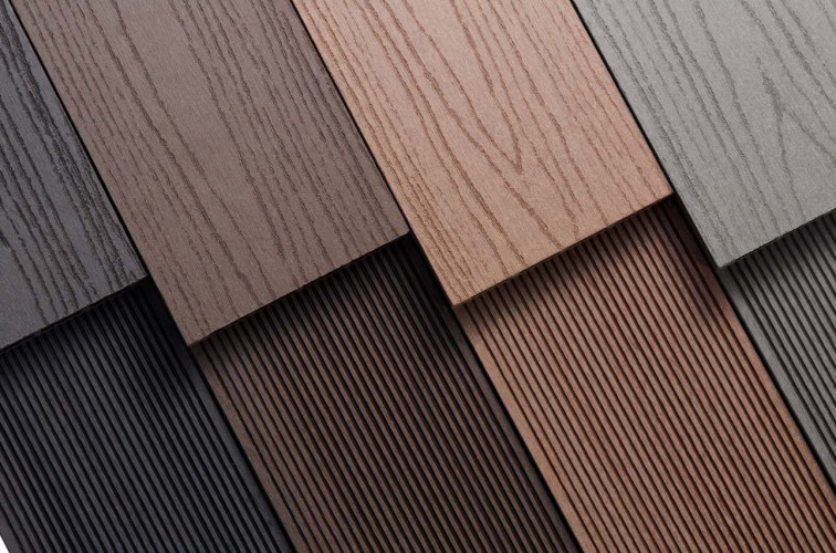 Террасная доска ДПК Harvex AeroSlim 140x18х3000 Серый дым