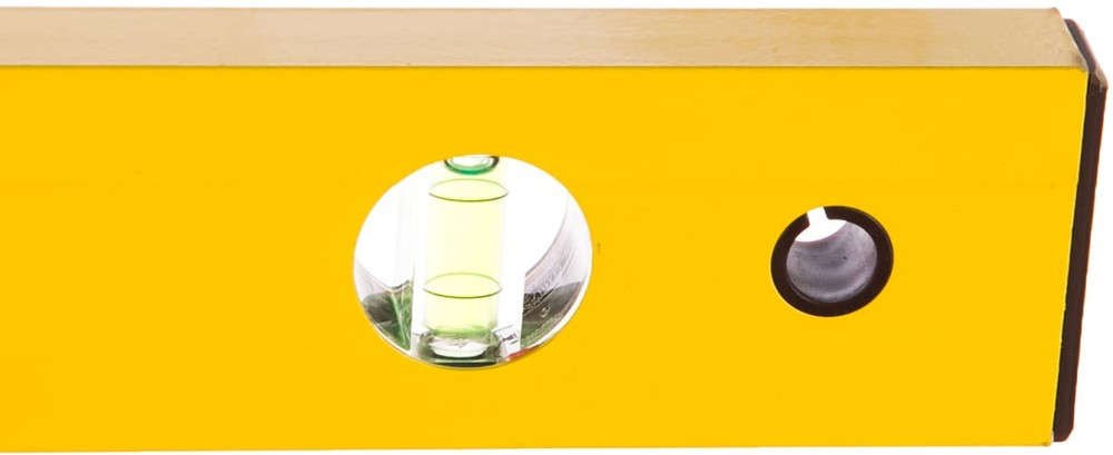 Уровень Бибер Суприм алюминиевый коробчатый 3 глазка с линейкой, 200см (40337)