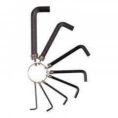 Набор шестигранных ключей 8шт, 2-10мм, на кольце Бибер 90501