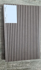 Террасная доска ДПК 140х22мм, вельвет шлифованный, Янтарь