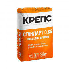 Клей для плитки Стандарт КРЕПС 25 кг