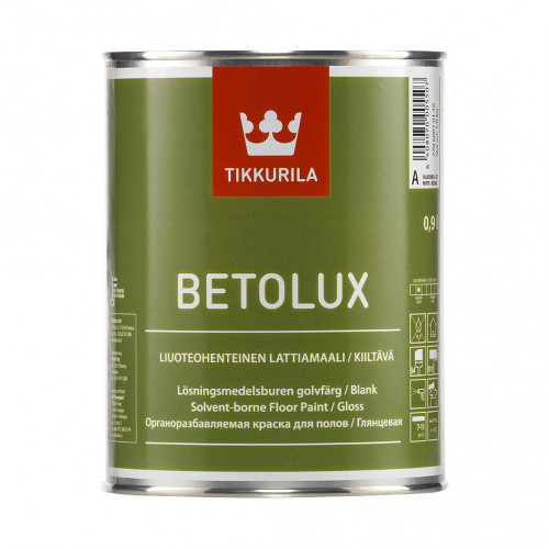 Уретано-алкидная краска для пола Betolux A TIKKURILA 0,9 л