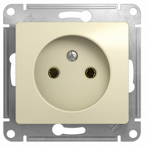 Механизм розетки бежевый без заземления Glossa 16А GSL000241 Schneider Electric