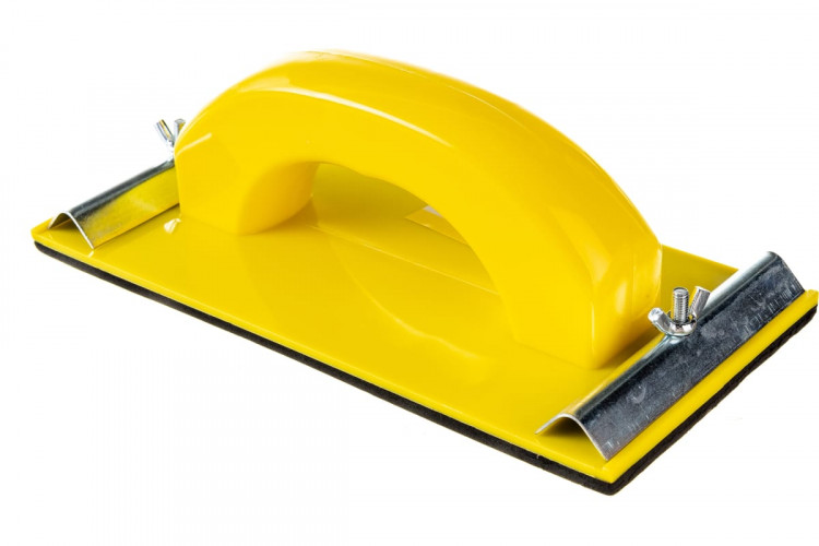 Брусок для шлифовальной бумаги 225*110мм с винтовым зажимом Бибер 70856