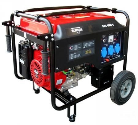 Бензиновый генератор БЭС 6500 Е Elitech